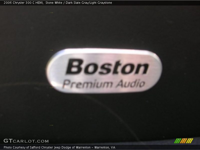 Stone White / Dark Slate Gray/Light Graystone 2006 Chrysler 300 C HEMI
