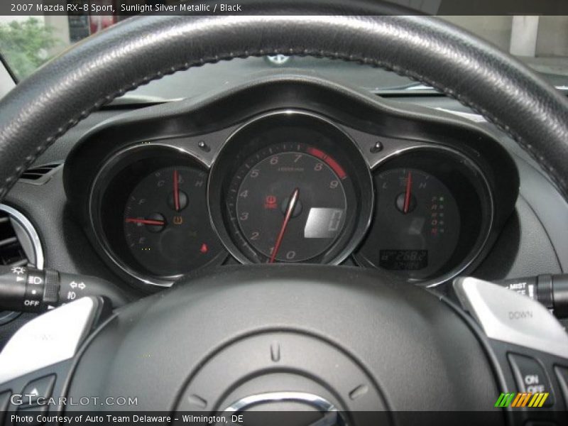 Sunlight Silver Metallic / Black 2007 Mazda RX-8 Sport