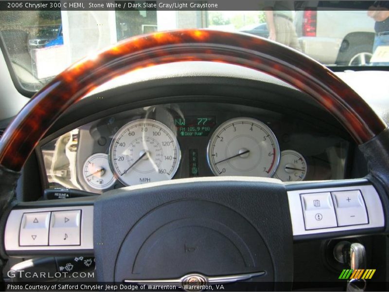 Stone White / Dark Slate Gray/Light Graystone 2006 Chrysler 300 C HEMI