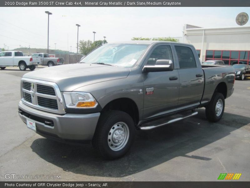 Mineral Gray Metallic / Dark Slate/Medium Graystone 2010 Dodge Ram 3500 ST Crew Cab 4x4