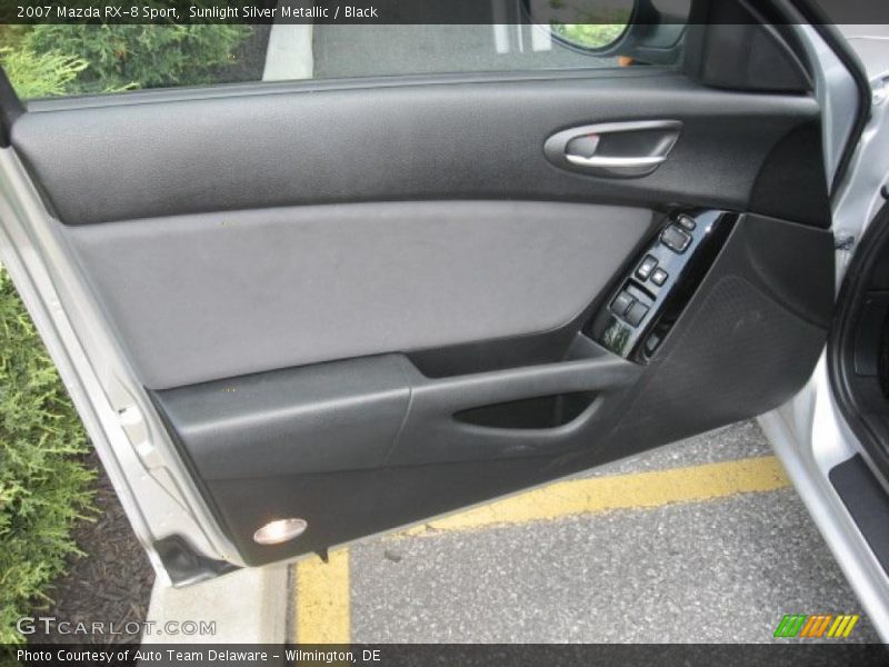 Sunlight Silver Metallic / Black 2007 Mazda RX-8 Sport