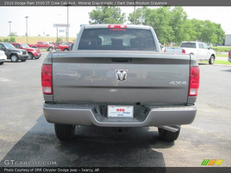 Mineral Gray Metallic / Dark Slate/Medium Graystone 2010 Dodge Ram 3500 ST Crew Cab 4x4