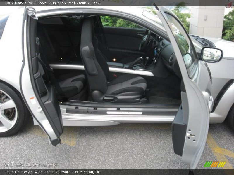 Sunlight Silver Metallic / Black 2007 Mazda RX-8 Sport