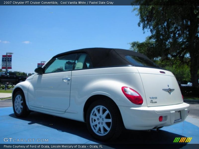 Cool Vanilla White / Pastel Slate Gray 2007 Chrysler PT Cruiser Convertible