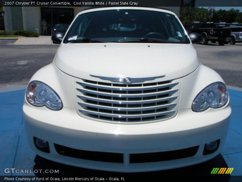 Cool Vanilla White / Pastel Slate Gray 2007 Chrysler PT Cruiser Convertible