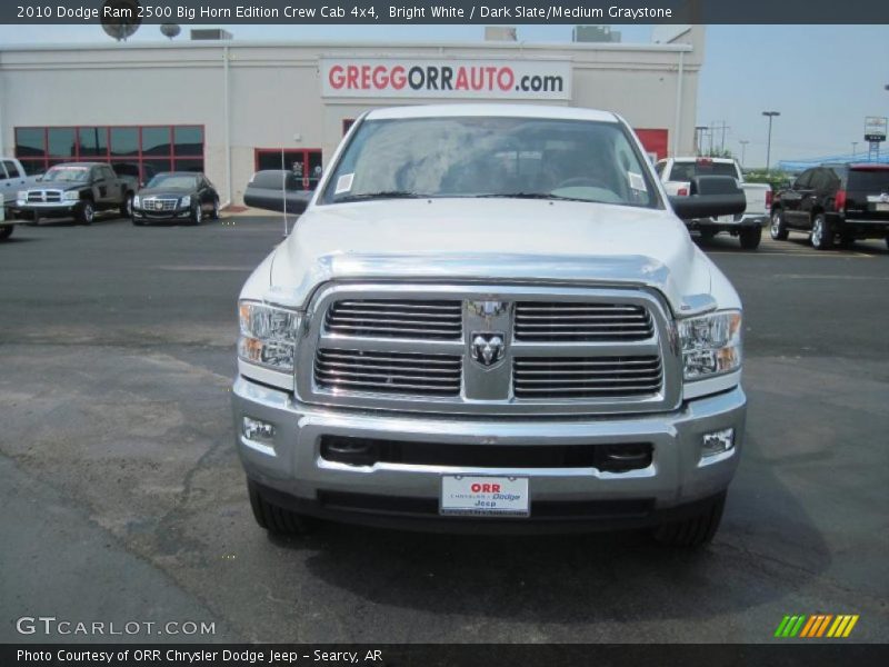 Bright White / Dark Slate/Medium Graystone 2010 Dodge Ram 2500 Big Horn Edition Crew Cab 4x4