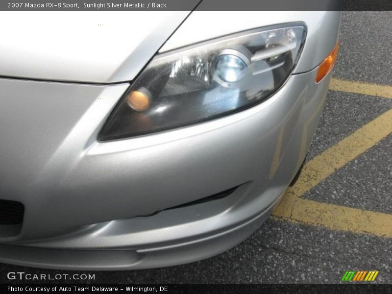 Sunlight Silver Metallic / Black 2007 Mazda RX-8 Sport