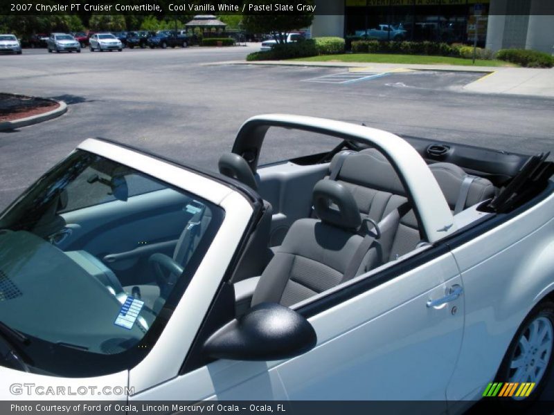 Cool Vanilla White / Pastel Slate Gray 2007 Chrysler PT Cruiser Convertible