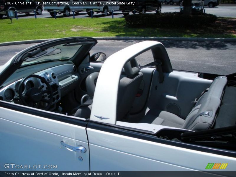 Cool Vanilla White / Pastel Slate Gray 2007 Chrysler PT Cruiser Convertible