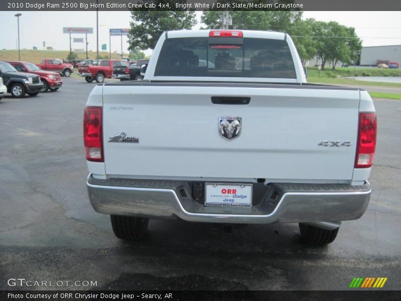 Bright White / Dark Slate/Medium Graystone 2010 Dodge Ram 2500 Big Horn Edition Crew Cab 4x4