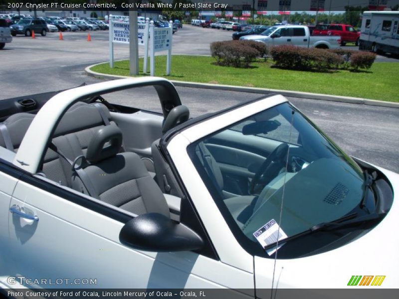 Cool Vanilla White / Pastel Slate Gray 2007 Chrysler PT Cruiser Convertible