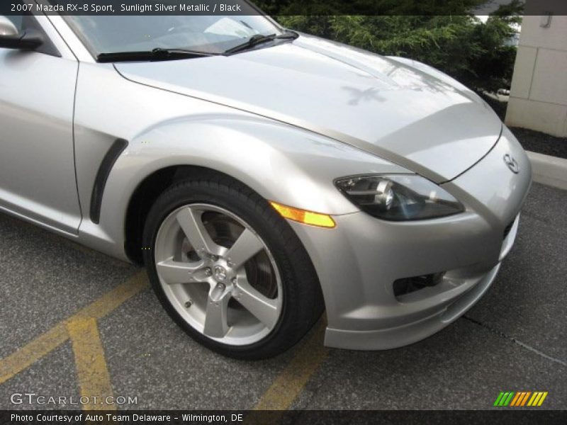 Sunlight Silver Metallic / Black 2007 Mazda RX-8 Sport