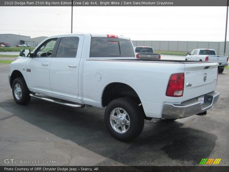 Bright White / Dark Slate/Medium Graystone 2010 Dodge Ram 2500 Big Horn Edition Crew Cab 4x4