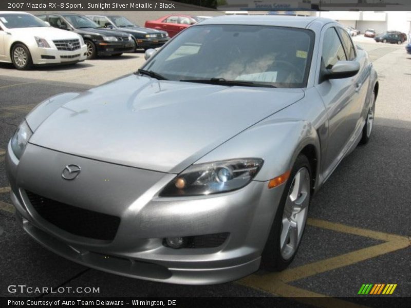 Sunlight Silver Metallic / Black 2007 Mazda RX-8 Sport