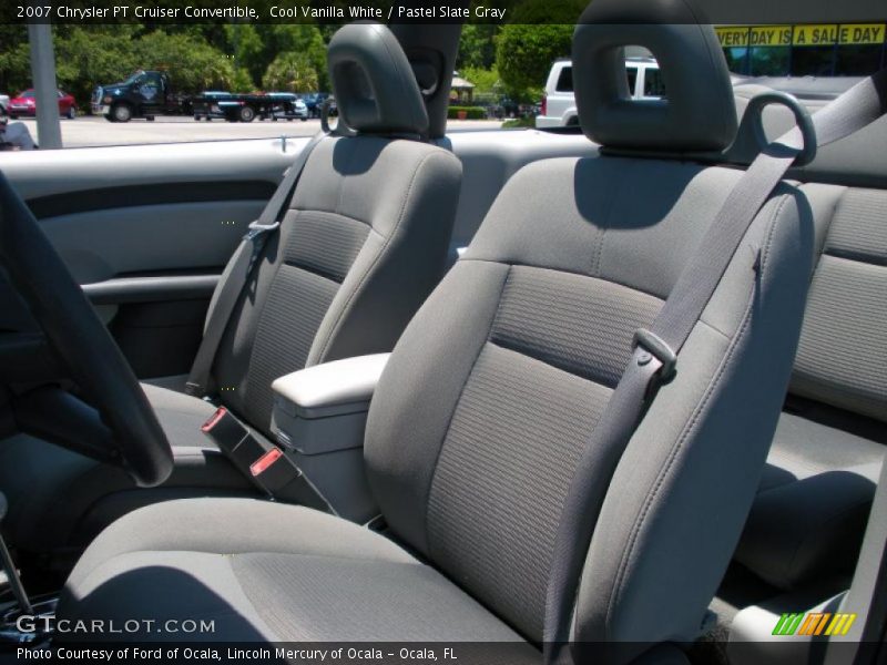 Cool Vanilla White / Pastel Slate Gray 2007 Chrysler PT Cruiser Convertible