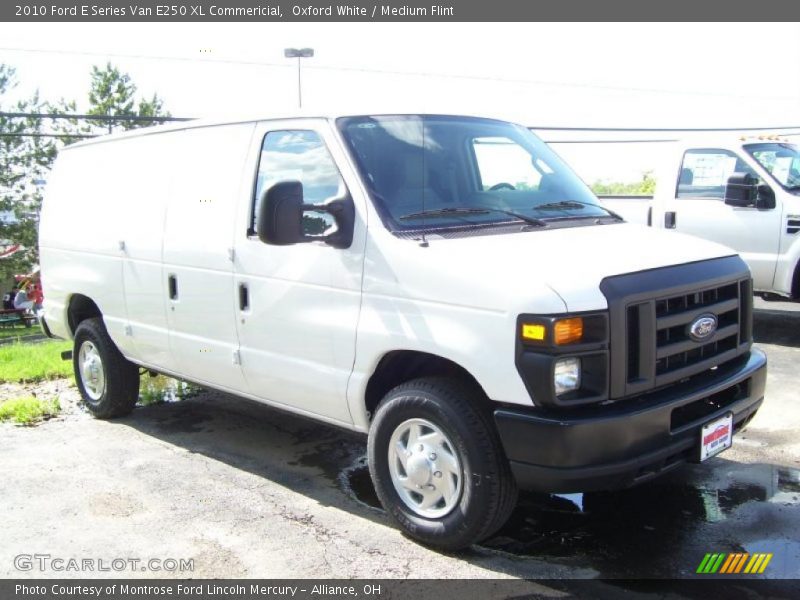 Oxford White / Medium Flint 2010 Ford E Series Van E250 XL Commericial