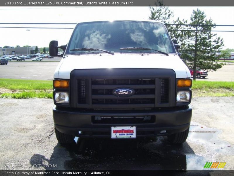 Oxford White / Medium Flint 2010 Ford E Series Van E250 XL Commericial