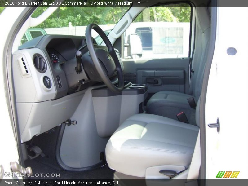 Oxford White / Medium Flint 2010 Ford E Series Van E250 XL Commericial