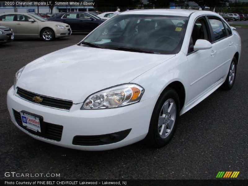 Summit White / Ebony 2010 Chevrolet Impala LT