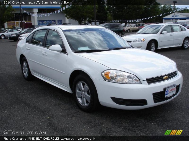 Summit White / Ebony 2010 Chevrolet Impala LT