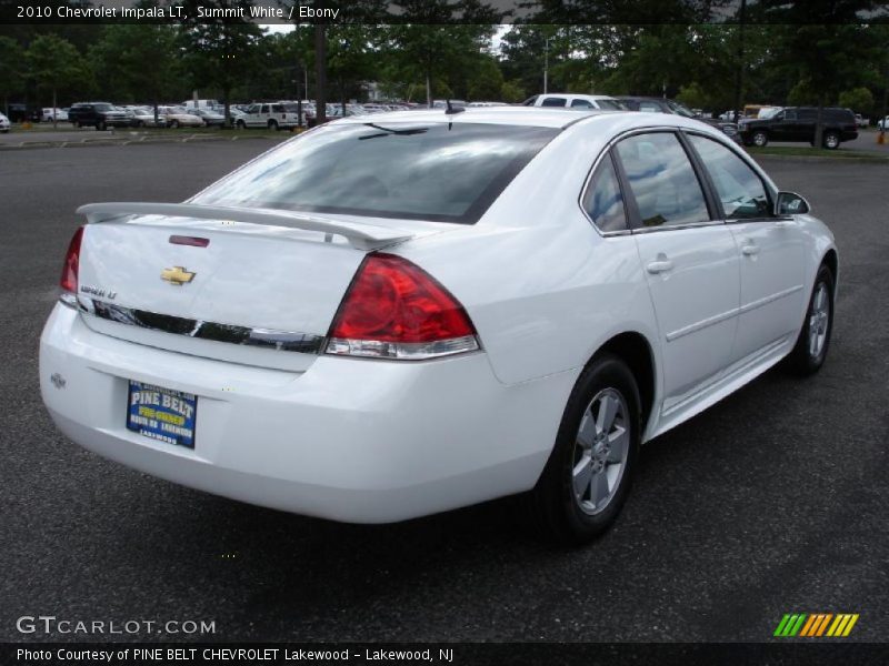 Summit White / Ebony 2010 Chevrolet Impala LT