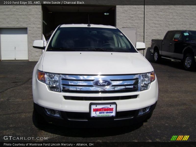 White Suede / Charcoal Black 2010 Ford Edge SEL AWD