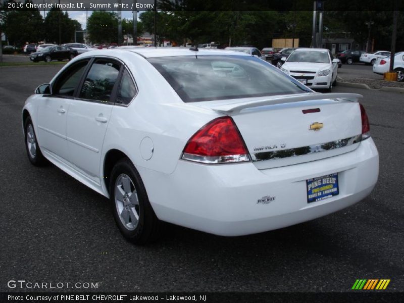 Summit White / Ebony 2010 Chevrolet Impala LT
