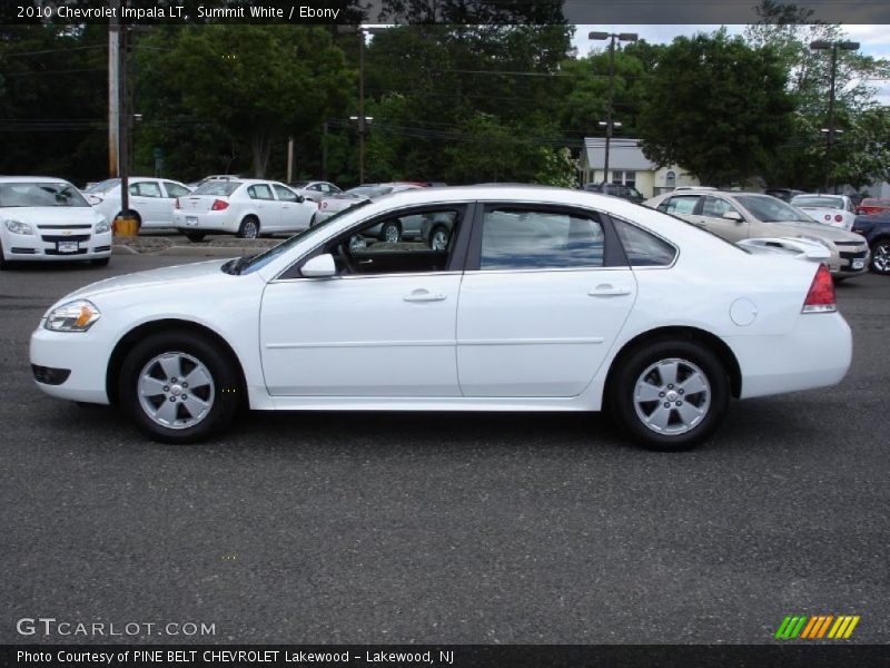 Summit White / Ebony 2010 Chevrolet Impala LT