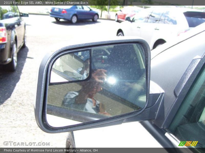 White Suede / Charcoal Black 2010 Ford Edge SEL AWD