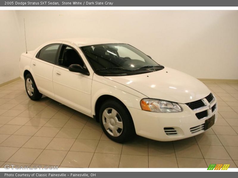 Stone White / Dark Slate Gray 2005 Dodge Stratus SXT Sedan