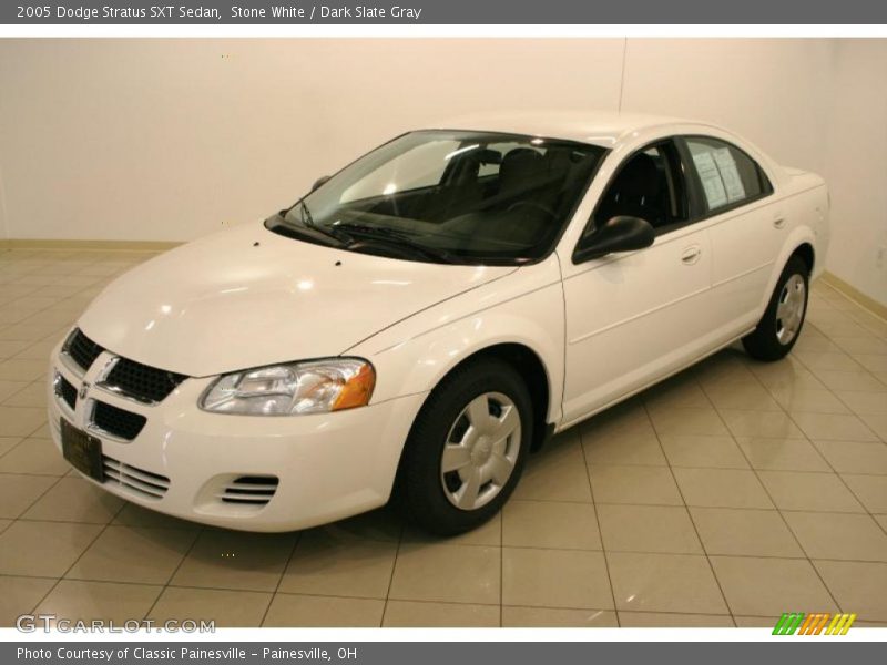 Stone White / Dark Slate Gray 2005 Dodge Stratus SXT Sedan