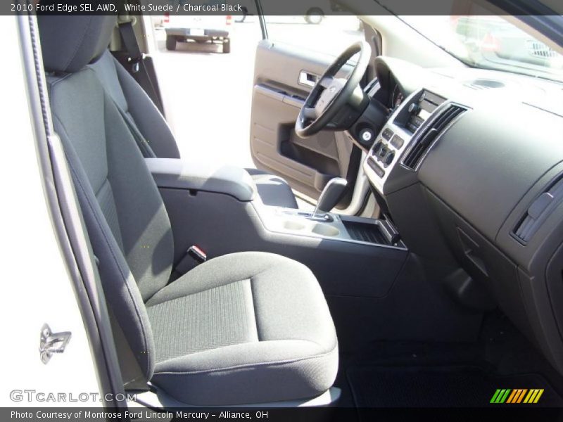 White Suede / Charcoal Black 2010 Ford Edge SEL AWD