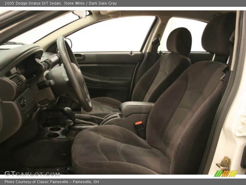 Stone White / Dark Slate Gray 2005 Dodge Stratus SXT Sedan