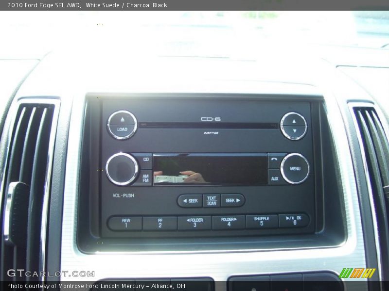 White Suede / Charcoal Black 2010 Ford Edge SEL AWD