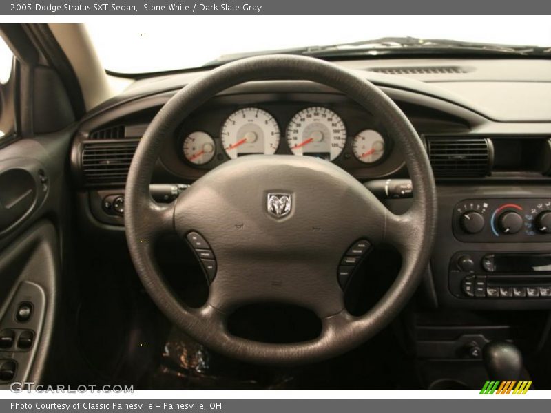 Stone White / Dark Slate Gray 2005 Dodge Stratus SXT Sedan