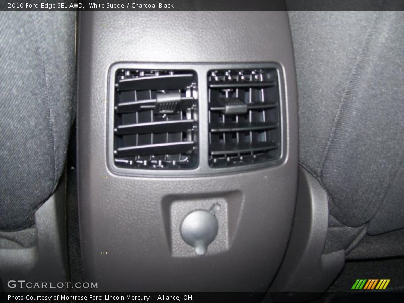 White Suede / Charcoal Black 2010 Ford Edge SEL AWD