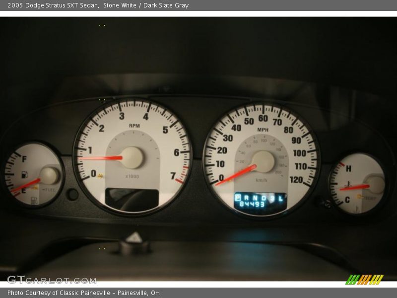 Stone White / Dark Slate Gray 2005 Dodge Stratus SXT Sedan