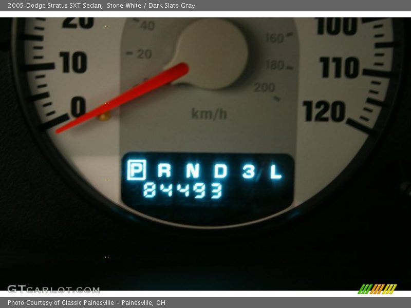 Stone White / Dark Slate Gray 2005 Dodge Stratus SXT Sedan