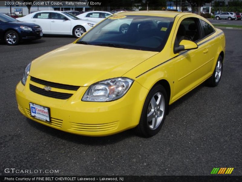 Rally Yellow / Ebony 2009 Chevrolet Cobalt LT Coupe