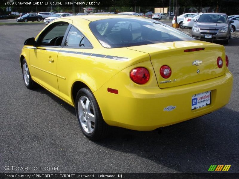 Rally Yellow / Ebony 2009 Chevrolet Cobalt LT Coupe