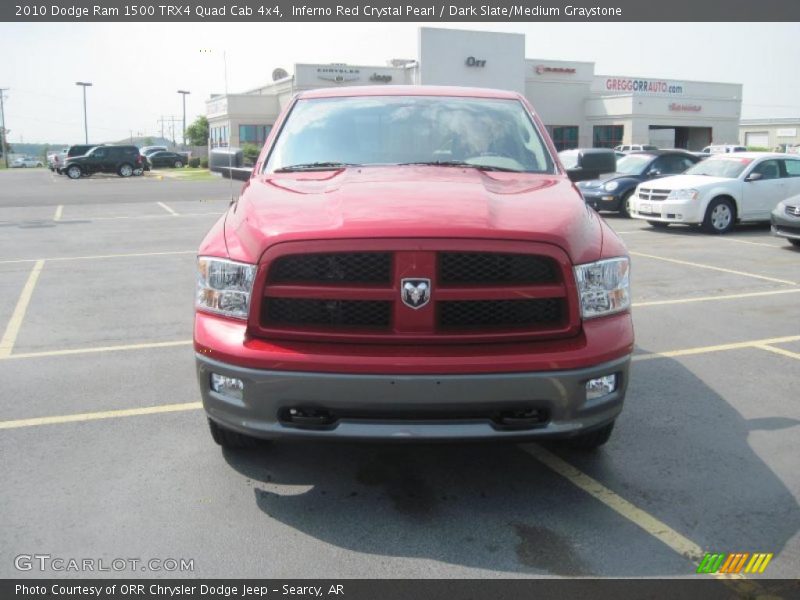 Inferno Red Crystal Pearl / Dark Slate/Medium Graystone 2010 Dodge Ram 1500 TRX4 Quad Cab 4x4