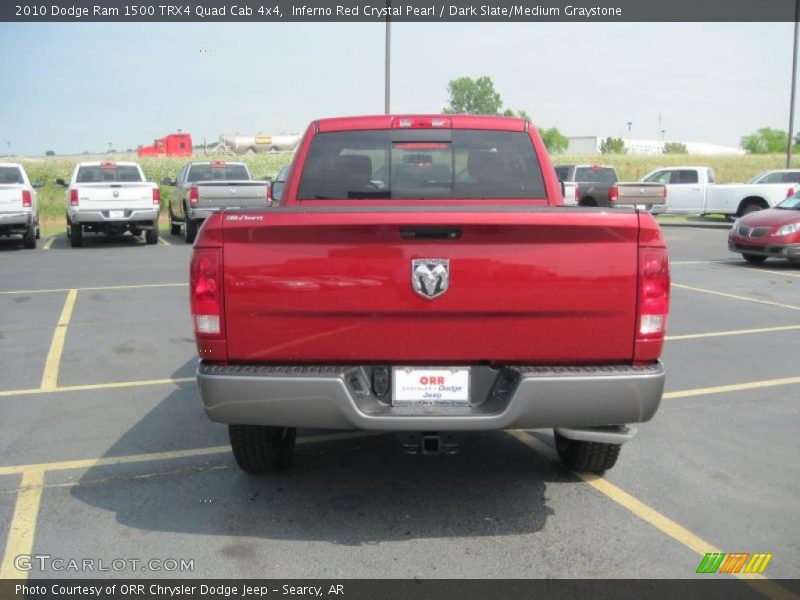 Inferno Red Crystal Pearl / Dark Slate/Medium Graystone 2010 Dodge Ram 1500 TRX4 Quad Cab 4x4
