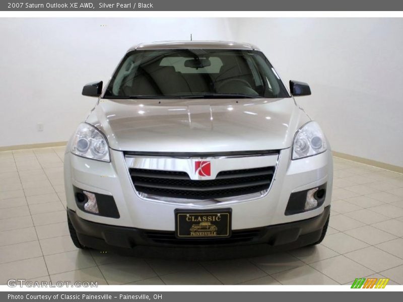 Silver Pearl / Black 2007 Saturn Outlook XE AWD