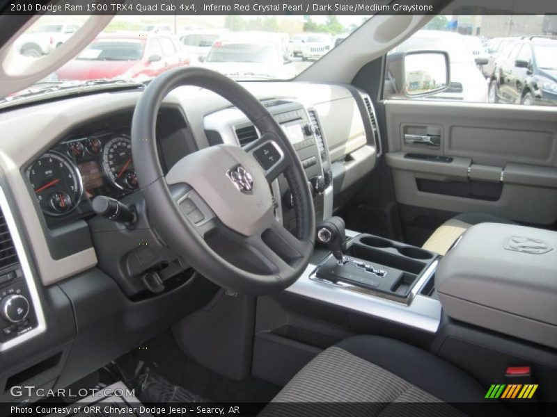 Inferno Red Crystal Pearl / Dark Slate/Medium Graystone 2010 Dodge Ram 1500 TRX4 Quad Cab 4x4