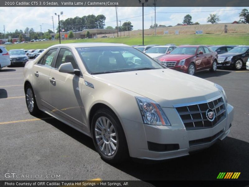 Vanilla Latte / Cashmere/Cocoa 2010 Cadillac CTS 3.0 Sedan
