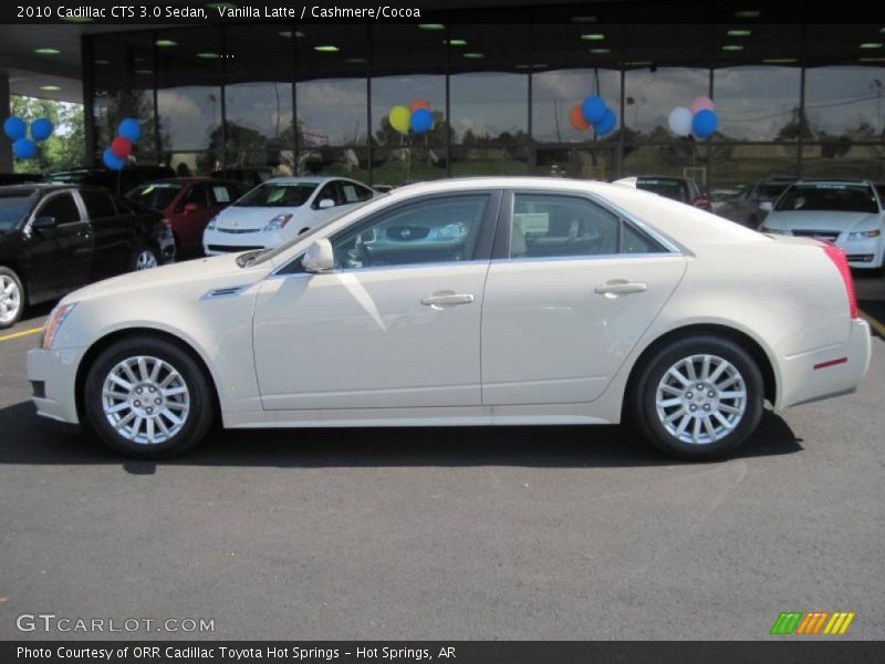 Vanilla Latte / Cashmere/Cocoa 2010 Cadillac CTS 3.0 Sedan