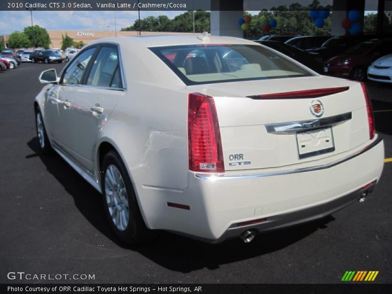 Vanilla Latte / Cashmere/Cocoa 2010 Cadillac CTS 3.0 Sedan