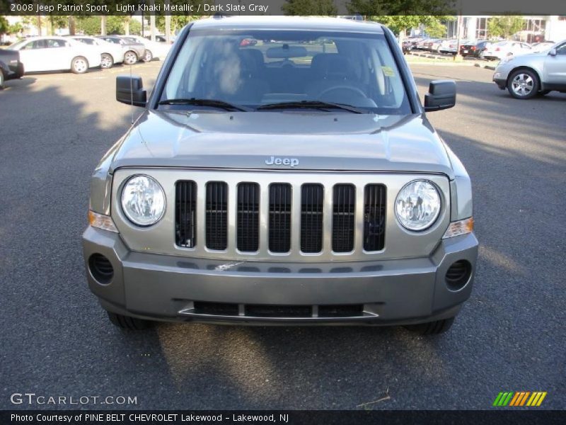 Light Khaki Metallic / Dark Slate Gray 2008 Jeep Patriot Sport