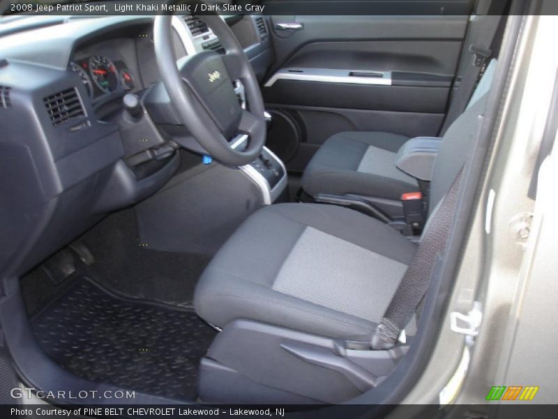 Light Khaki Metallic / Dark Slate Gray 2008 Jeep Patriot Sport