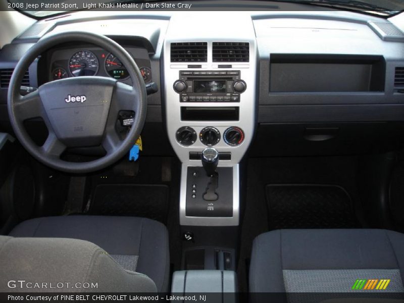 Light Khaki Metallic / Dark Slate Gray 2008 Jeep Patriot Sport
